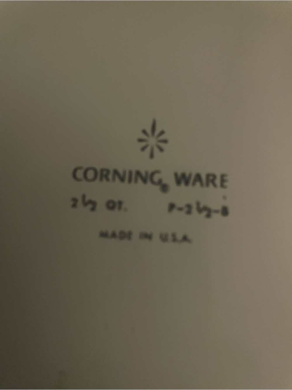 Corning Ware "Blue Cornflower" 2 1/2 Quart Casserole P-2 1/2-B With Lid - Picture 4 of 4